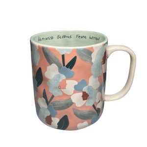 Happiness Blooms From Within Maggie Stephenson For Anthropologie Coffee Mug 16oz - Picture 1 of 9