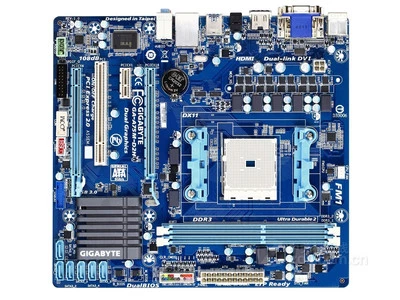GIGABYTE GA-A75M-D2H Motherboard Socket FM1 AMD A75 DDR3 Micro ATX - Image 1 of 3
