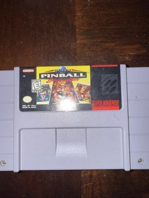 Super Pinball: Behind the Mask SNES Super Nintendo Tested working - Image 1 of 2