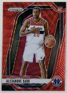 2024-25 Panini Prizm Ruby Wave Alexandre Sarr #264 Wizards (RC) - Picture 1 of 2