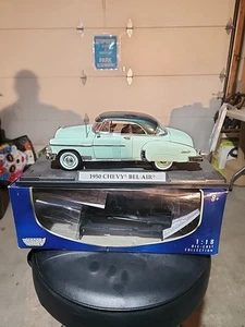 Motor Max 1950 Chevy Bel Air 1:18 Scale Diecast Model Car Green - Picture 1 of 6