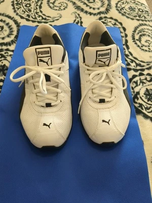 Zapatos para correr Puma Cell Turin 185238 04 blancos-negros para hombre talla 8 en muy buena condición Foto 1 de 4