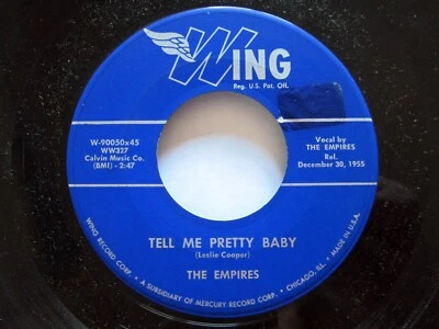 THE EMPIRES 45 By The Riverside Tell Me Pretty Baby WING VG++b#3431 Foto 1 de 2
