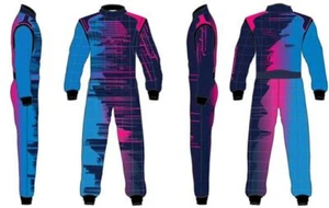 GO KART RACING SUIT CUSTOMIZED CIK FIA LEVEL 2 WITH DIGITAL SUBLIMATION PRINT - Picture 1 of 3