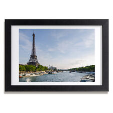 Tulup Picture MDF Framed Wall Decor 30x20cm Image Room Eiffel Tower Paris