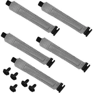 🛠️ 5PCS Durable Hard Steel PCI Slot Covers – Blanking Plates + Screws⚡🆕 - Zdjęcie 1 z 6