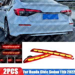 For Honda Civic Sedan 2022-2023 LED Rear Fog Light Tail Bumper Light Sets - Bild 1 von 8
