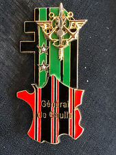 Former badge of promotion de l' Ecole de Guerre "General de Gaulle" numbered