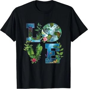 Earth Day Planet Anniversary Earth Day Everyday women men Gift Unisex T-Shirt - Picture 1 of 4