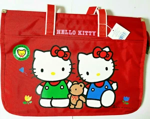 Hello Kitty Unterrichtstasche altes SANRIO Logo 1991' rot super selten rerto - Bild 1 von 10