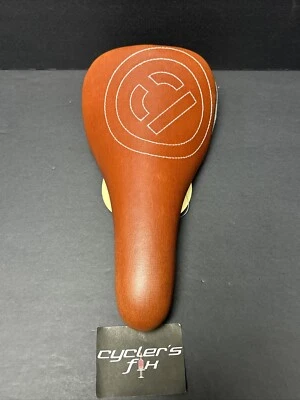 NOS Brown Demolition Slim Railed Seat Saddle BMX FGFS Fit: Resist GT Haro Shadow - Image 1 of 4