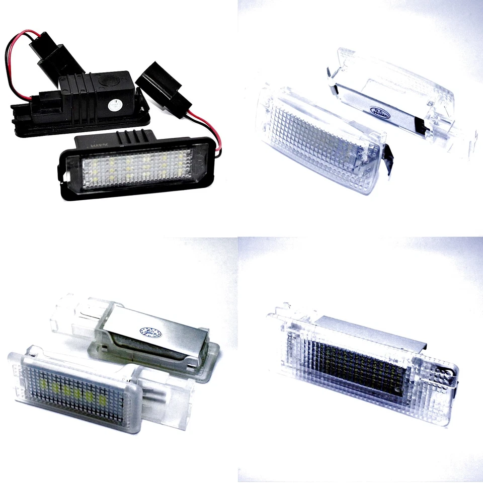 Fits for VW Golf 5 LED Footwell Lighting Module Number Plate Vanity Mirror - Image 1 of 1