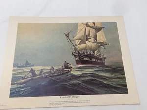 Charles W Morgan Ship (Built 1841) 14x11 Art Print Wall 1223 - Picture 1 of 7