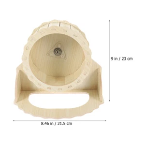 Stille Hamster Rad Hamster Running Wheel Chinchilla Meerschweinchenholz Rad - Bild 1 von 12