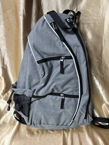 NEW Multi-Pocket Pickleball Zip Shoulder-Sling Bag/Backpack & Bottle Holder - Picture 1 of 4