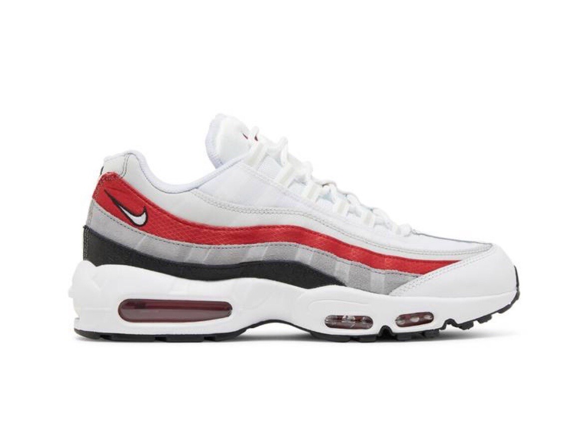 air max 95 black red and white