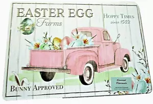 EASTER ~ Cork Back Placemats ~ Set of 4 ~ EASTER EGG FARMS ~ 15.75" X 11.815" - Picture 1 of 2