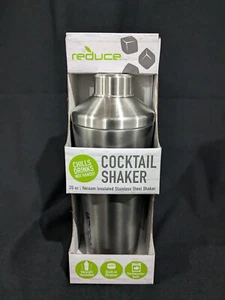 NEW Reduce Stainless Steel Insulated Cocktail Shaker Built-In Strainer, 20 ounce - Picture 1 of 5