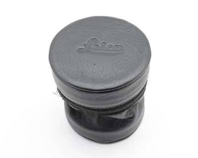 Leica Black Leather Lens Case 3.50" x 3.00" Leitz (#16788) - Image 1 of 4