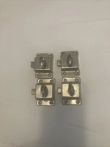 Four Cabinet Thumb Spring Latches No Keepers - Picture 1 of 22