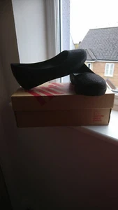 ZAPATOS FITFLOP CRISTAL SUPERBALLERINA TODO NEGRO PLANOS PARA MUJER UK 6 NUEVOS EN CAJA PRECIO DE VENTA SUGERIDO POR EL FABRICANTE 99 £ - Imagen 1 de 7