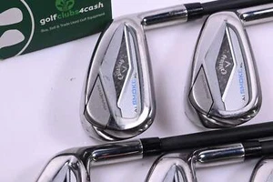 Callaway Paradym Ai Smoke HL Irons / 7-PW+AW / Stiff Flex Cypher 2.0 70 Shafts - Picture 1 of 7