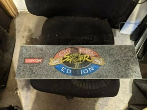 Street Fighter II - Champion Edition Video Arcade Game Marquee, Capcom 1992 - Picture 1 of 10