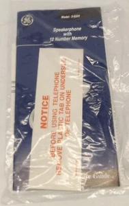 GE 2-9320 Speakerphone with 12-Number Memory Use and Care Guide - Picture 1 of 1