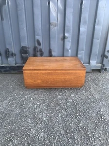 Mid Century Wooden Teak Low Sideboard Unit Tv Cabinet Retro With Drawer - Picture 1 of 11