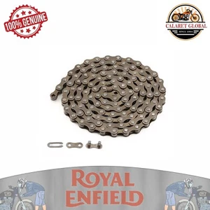 Cadena trasera Royal Enfield 102 pasos tipo anillo para clásico 500 bala 350 - Imagen 1 de 4