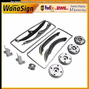 For Ford Expedition Lincoln Navigator 3.5L Ecoboost GAS 2017-24 Timing Chain Kit - Foto 1 di 10