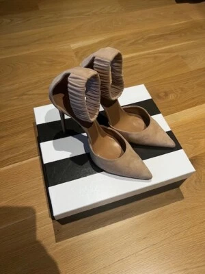 Tacones Aquazzura de gamuza rosa pálido - talla 40 Foto 1 de 4