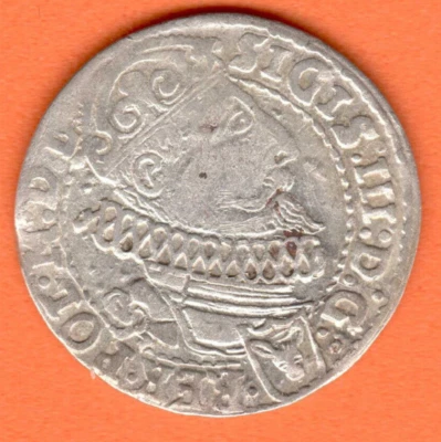 Lithuania Poland 6 Gros 1627 Sigismund III  Waza Vasa Shestak 1676 - Image 1 of 2