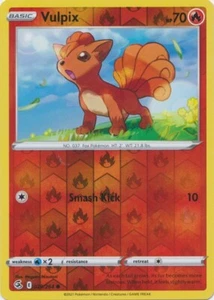 Tarjeta Pokémon Vulpix 029/264 Holograma Inverso Fusion Strike Casi Nueva - Imagen 1 de 1