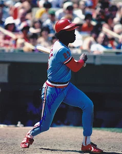 GEORGE HENDRICK ST. LOUIS CARDINALS ACTION SIGNED 8x10 - Picture 1 of 1