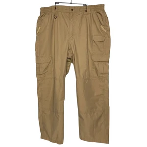 Propper Men’s Tactical Cargo Pants Khaki 42x30 Pockets Military Workwear Grade A - Picture 1 of 10