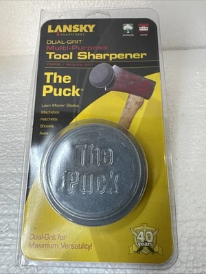 Lansky Puck Herramienta Multiusos Hacha Cortacésped Hoja Doble Grano Afilador Foto 1 de 4