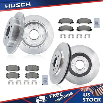 Front & Rear Disc Rotors Ceramic Brake Pads Kit for CHEVROLET,IMPALA,MONTE CARLO - Image 1 of 4