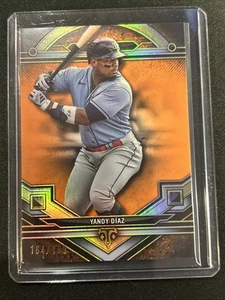 🔥Yandy Díaz 2024 Topps Triple Threads #171 Ámbar Naranja 164/199 Tampa Bay Rays - Imagen 1 de 3