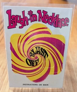 1968 Scanlens Rowan & Martins Laugh In Necklace Card #52 "BLAST OFF" Near Mint - Bild 1 von 2