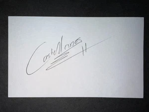 Humberto Castellanos, ASTROS (2020 Debut) SIGNIERTE 3x5 Karteikarte (HS) - Bild 1 von 1