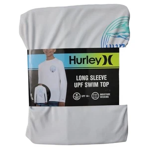Hurley Boys Long Sleeve Moisture Wicking UV T-Shirt - Picture 1 of 10