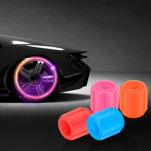 4 PCS/set Valve Covers 4 PCS/Set Yellow High-quality Luminous Bike Pink Red - Picture 1 of 52