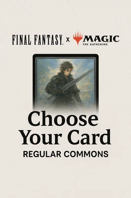 Final Fantasy x Magic: The Gathering – Choose Your Card | Regular Commons MTG - Image 1 of 4