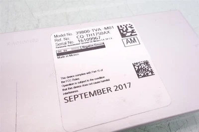 2018-2020 Honda Accord Tuner Control Unit 39800-Tva-M01 - Image 1 of 4