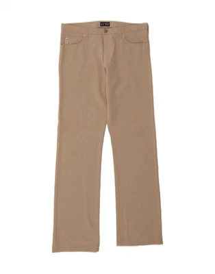 Pantalones informales ARMANI Bootcut para hombre W32 L33 beige poliéster DG13 Foto 1 de 4