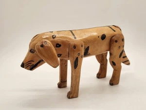 Oaxacan Wood Older Hand Carved Standing Dog Alebrije Manuel Jimenez Style - Picture 1 of 15
