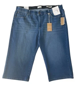 Angels Everluxe Sculpt Crop Denim Jean Soft High Rise 18.5 Inseam Woman's 24 NWT - Picture 1 of 4