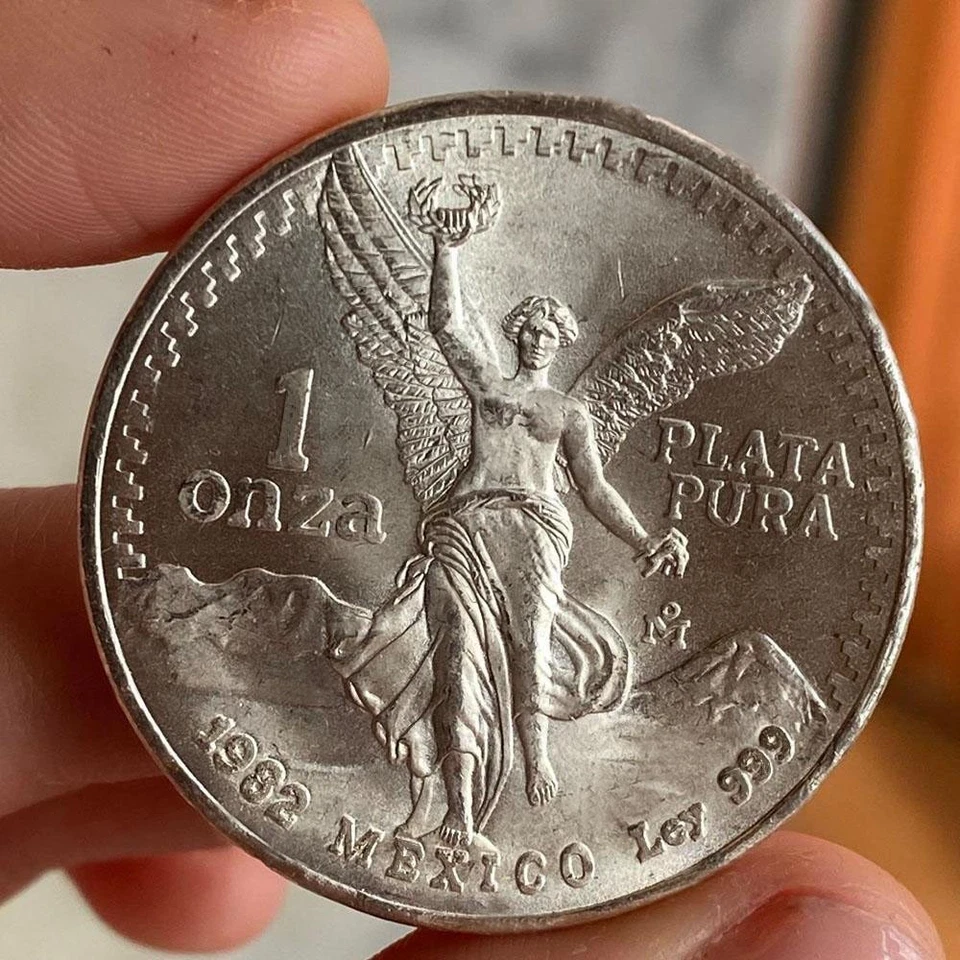 MESSICO 1 ONCIA OZ 1982 ARGENTO SILVER PURO 999 ALTA QUALITA' - Immagine 1 di 4