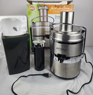 Jack LaLanne's Power Juicer Pro Stainless Steel Model E-1189 Centrifugal Juicing - Image 1 of 4